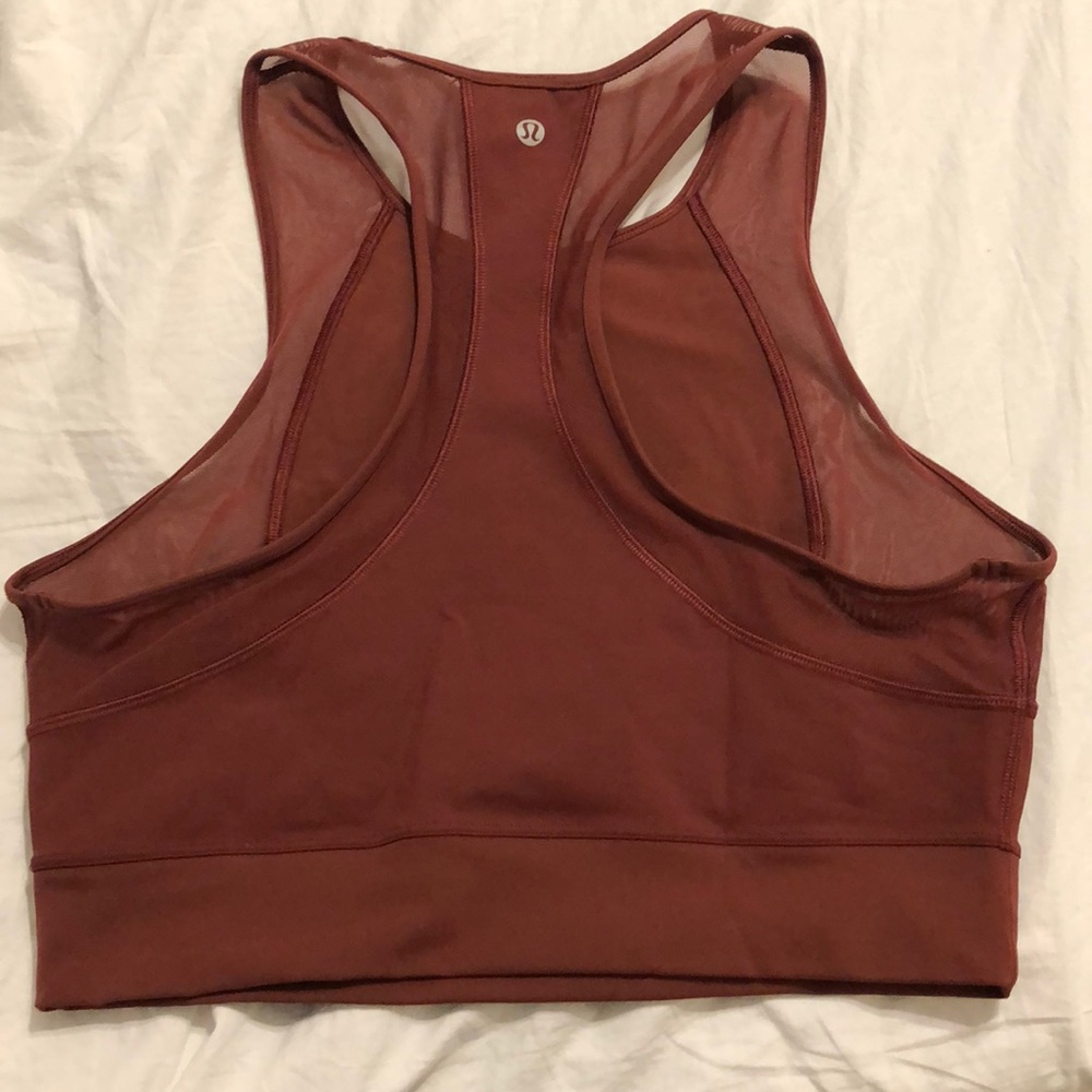 Lululemon racer back crop top